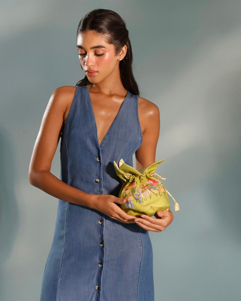 Pilates Bloom Pouch - cotton