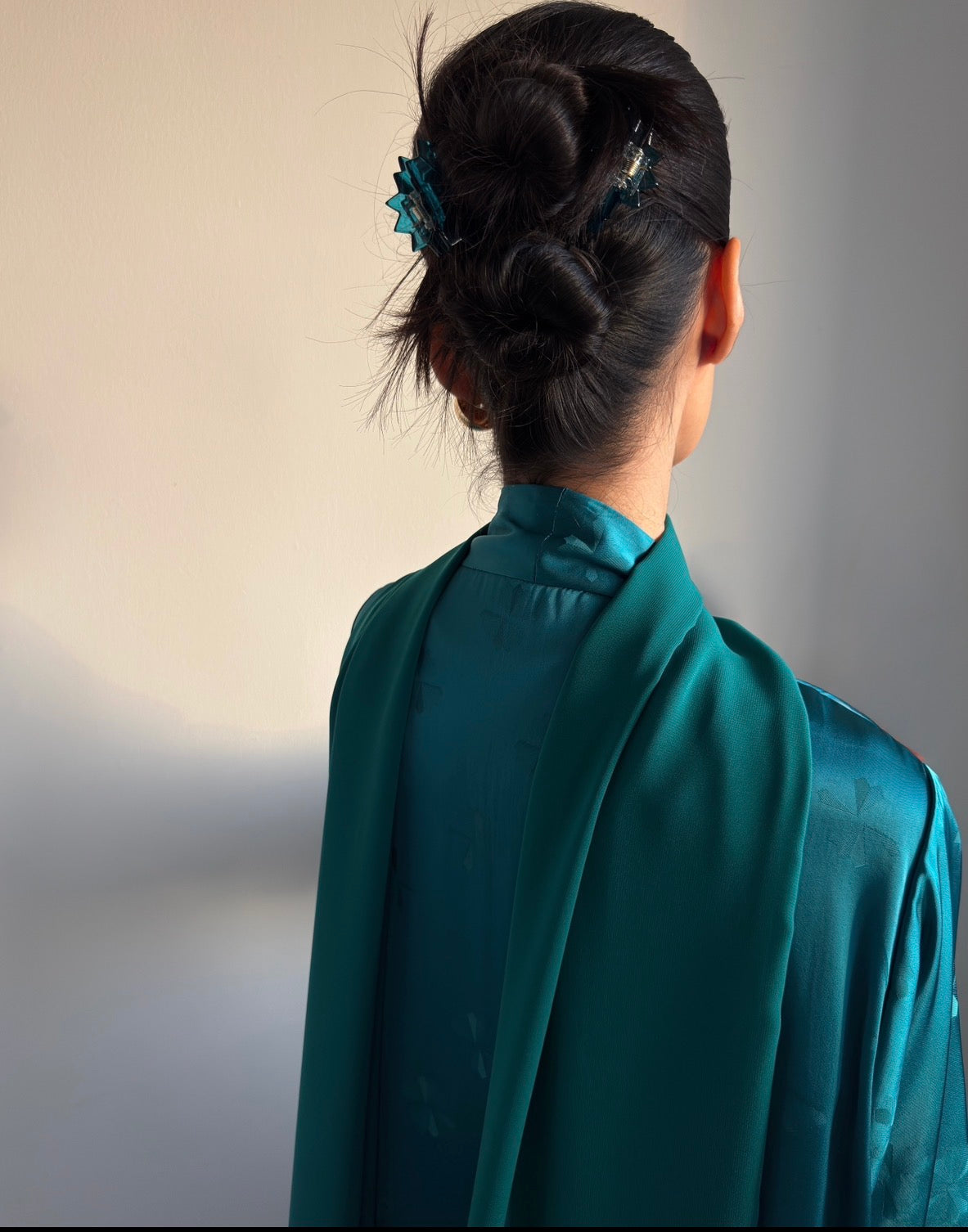 Aomidori Ōgi - 1 piece
