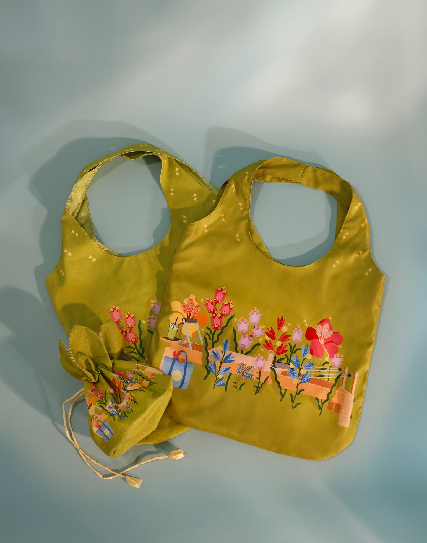 Pilates Bloom Pouch - cotton